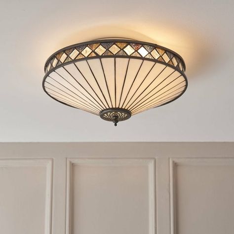 Tiffany Ceiling Lights, Bronze Fixtures, Tiffany Lamp, Tiffany Art, Ceiling Light Design, Tiffany Glass, Tiffany Lamps, Dimmable Lamp, Tiffany Style