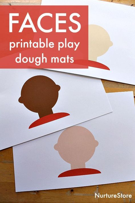 Play Dough Face Mats Free Printable, Face Playdough Mats Free Printable, Playdough Art, All About Me Activities For Toddlers, All About Me Topic, Multicultural Classroom, Diversity Activities, Multicultural Activities, Diversity In The Classroom