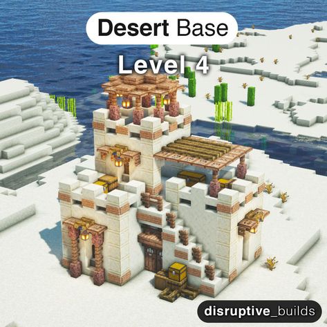 Minecraft Arabian Build, Minecraft Oasis, Desert Inspo, Minecraft Desert, Desert Village, Description Ideas, Minecraft Building Blueprints, Minecraft Idea, Mc Builds