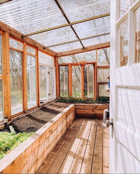 Outdoor Greenhouse, Modern Farmer, Home Greenhouse, Casa Country, Plants Growing, Backyard Greenhouse, Greenhouse Plans, Garden Greenhouse, Have Inspiration