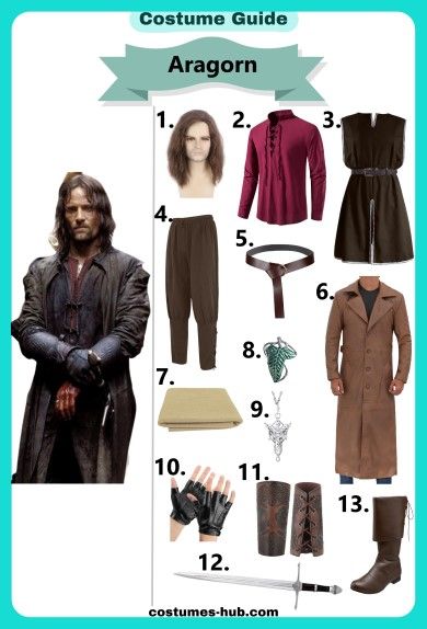 Aragorn Costume Female, Aragorn Halloween Costume, Female Aragorn, Aragorn Clothes, Aragorn Cosplay Diy, Aragorn And Arwen Cosplay, Aragorn Outfit, Diy Aragorn Costume, Lotr Cosplay Female