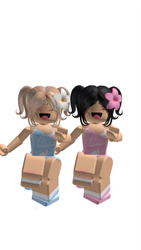 Cheap Matching Roblox Outfits, Matching Roblox Avatars Girl, Roblox Matching, Roblox Profile, Bff Matching Outfits, Matching Fits, Bloxburg Houses, Outfits Roblox, Bff Matching