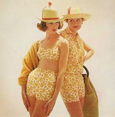 vintage everyday: Here Are 12 Reasons Why We Should Be Wearing 1960s Bathing Suits 1960s Swimwear, Vintage Bathing Suit Patterns, Vintage Beachwear, 60s 70s Fashion, Vintage Bathing Suits, Vintage Swimwear, Vintage Swimsuits, 60s Fashion, 50s Fashion