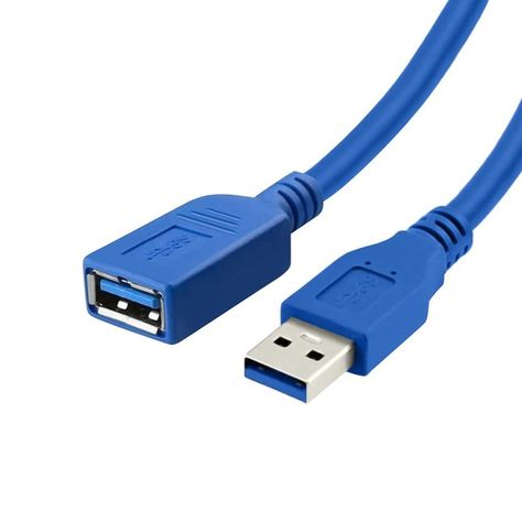 ULTRICS USB male to female extension cable is perfect for connecting the USB ports on the back of the desktop. It is designed to extend the connection between PC and USB peripherals such as Hub, Printer, Card Reader, Flash Drive, Scanner, Hard disk, Mouse, Keyboard. It can provide high speed data transfer up to 5Gbps, 10X faster than USB 2.0 leads. It protects the USB sockets of your devices by reducing plug and unplug times. Built with bare copper conductors to ensures maximum conductivity. Mouse Keyboard, Extension Lead, Audio Music, Data Loss, Printer Scanner, Data Transfer, Data Transmission, Phone Card, Extension Cable