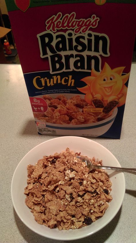 I got to try Kellogg's Raisin Bran Crunch from Smiley360 for free.  This is the best raisin bran cereal I have ever eaten.  Love the crunchy bites and the sweet taste. Raisin Bran Cereal, Bran Flakes, Raisin Bran, Bran Cereal, Sweet Taste, The Sweet, Raisin, Cereal, For Free