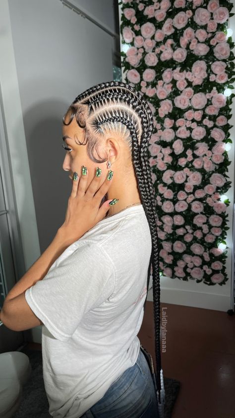 Kendal Hair, Feed In Braids, Frontal Wig Hairstyles, Black Ponytail Hairstyles, Feed In Braids Hairstyles, Box Braids Hairstyles For Black Women, Braids Hairstyles Pictures, Feed In Braid, Cool Braid Hairstyles