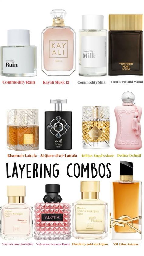 Layering Delina Perfume, How To Layer Scents, Layering Combos Perfume, Fragrance Layering Combinations, Layering Perfume Combinations, Perfume Layering Combos, How To Layer Perfume, Perfume Layering Combinations, Layer Perfume