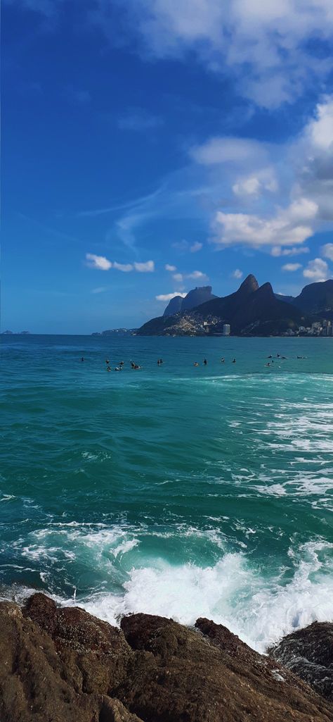 Rio Wallpaper, Brazil Culture, Beach Sunset Wallpaper, Iphone Wallpaper Sky, Brazil Travel, Sunset Wallpaper, Seascape Paintings, Instagrammer, Background Pictures