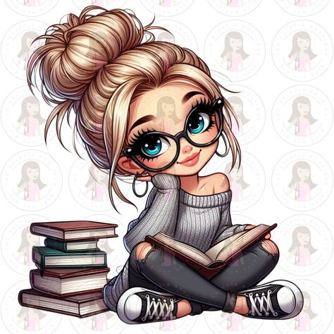 New designs every day on my Facebook page!! Check them out!!! https://www.facebook.com/ashliblantondesign Illustrator Art Design, About Me Illustration, Girl With Glasses, Easy Disney Drawings, Soyut Sanat Tabloları, Baby Clip Art, Cute Cartoon Pictures, Cute Cartoon Drawings, March 1