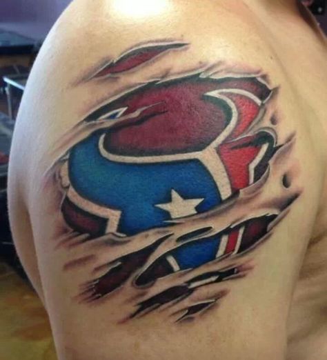 Houston Texans tattoo Houston Texas Tattoos, Houston Tattoos, Texas Tattoos, Flag Tattoo, Symbol Tattoos, Tattoo Parlors, Great Tattoos, Tattoo Sleeve, Symbolic Tattoos