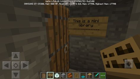 Minecraft Mini Library, Minecraft