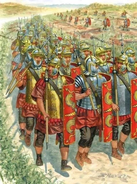 Fall Of Constantinople, Roman Armor, Rome Art, Roman Warriors, Historical Warriors, Roman Legion, Historical Illustration, Ancient Warfare, Roman Soldiers