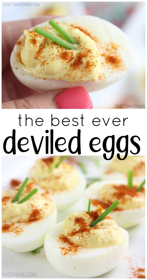 The Best Deviled Eggs Recipe, Hands Down. Deviled eggs recipe using relish juice! Summer appetizer idea. Best Deviled Eggs Recipe, The Best Deviled Eggs, Ranch Deviled Eggs, Thanksgiving Deviled Eggs, Perfect Deviled Eggs, Deviled Eggs Recipe Easy, Devilled Eggs Recipe Best, Deviled Eggs Recipe Classic, Avocado Deviled Eggs