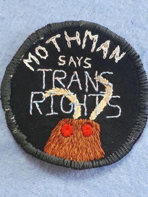 Gender Is A Social Construct, Social Construct, Trans Rights, Hand Embroidered