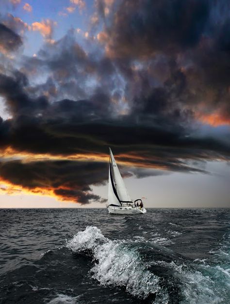 Earth Photos, Art Sites, Sailing Yacht, Color Of Life, Scenic Views, Mother Earth, Sea Life, The Ocean, Photo Art