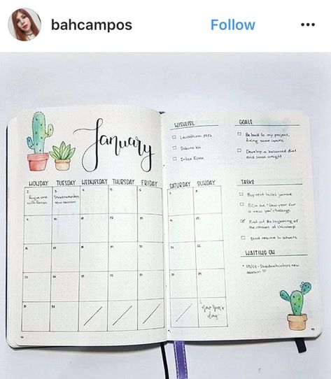 Bullet Journal Banners, Organized Planner, Bullet Journal Page, Bullet Journal Planner, 달력 디자인, Bullet Journal 2019, Journal Layouts, Bullet Planner, Bullet Journal Notebook