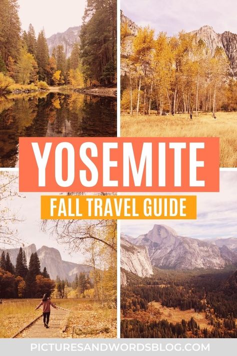 Fall in Yosemite | Everything You Need to Know About Visiting Yosemite National Park in the Fall | Fall Travel in California | Yosemite National Park Guide | Things to Do in Yosemite National Park | USA Fall Travel Destinations | California Fall Travel Destinations | Best Yosemite Hikes in the Fall | Best Hikes in Yosemite in the Fall | Fall Travel Inspiration | Best Places to Travel in Fall | Best Autumn Travel Destinations Yosemite National Park Fall, Yosemite National Park In October, Yosemite In The Fall, Yosemite Hikes, Yosemite Trip, West Coast Travel, Yosemite Falls, National Park Road Trip, California National Parks