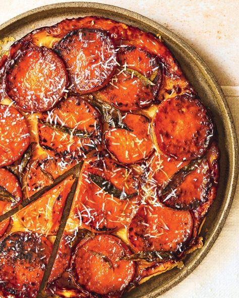 Leek Tarte Tatin, Butternut Squash Tart, Chicken Thighs And Drumsticks, Squash Tart, Argentinian Chimichurri, Roast Squash, Main Dinner Dishes, Chicken Traybake, Snow White Cottage