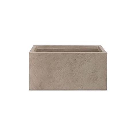 Long Planter, Rectangle Planters, Contemporary Planters, Lightweight Concrete, Rectangular Planters, Concrete Finish, Modern Landscape Design, Handmade Pot, Concrete Color