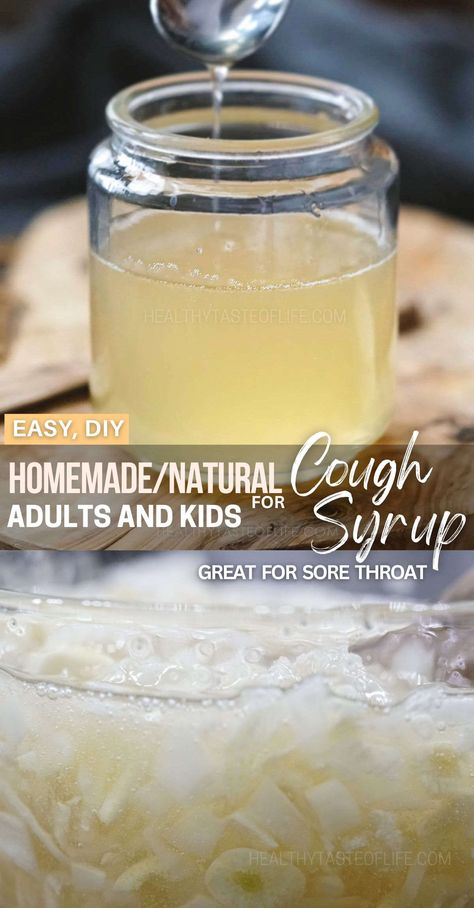 homemade cough syrup Diy Cough Syrup, Honey Onion, Natural Syrup, Cough Remedies For Kids, Cough Syrup Recipe, Black Radish, Homemade Cough Syrup, Cough Medicine, Healing Remedies