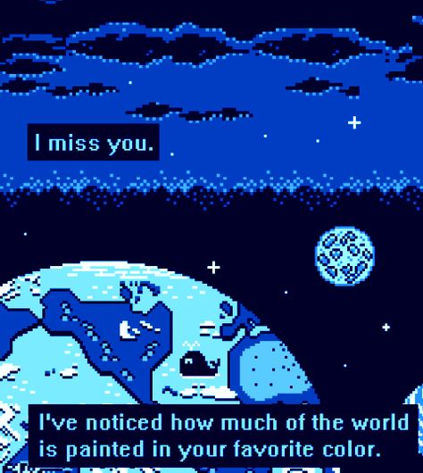 Space Paintings Aesthetic, Pixel Quotes Aesthetic, Pixel Art With Quotes, Pixel Art Quotes, Pixel Quotes, 8bit Art, Fav Color, 8 Bit, Blue Aesthetic