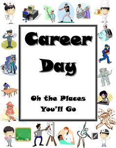 Career Day Ideas, Career Lessons, Day Template, Vocational School, Career Readiness, Career Day, Counseling Lessons, Guidance Lessons, Elementary Counseling