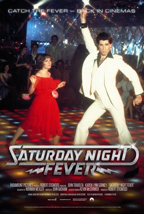 AB 0624-B | John Badham | Saturday Night Fever | 1977 USA Saturday Night Fever Movie, Top 100 Films, Saturday Night Fever, Things Change, Night Fever, John Travolta, Comedy Films, Bee Gees, Paramount Pictures