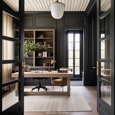 Lots Of Natural Light, Office Built Ins, Home Office Ideas, Home Office Setup, September 16, Home Office Space, Office Inspiration, Office Interior Design, Home Office Design