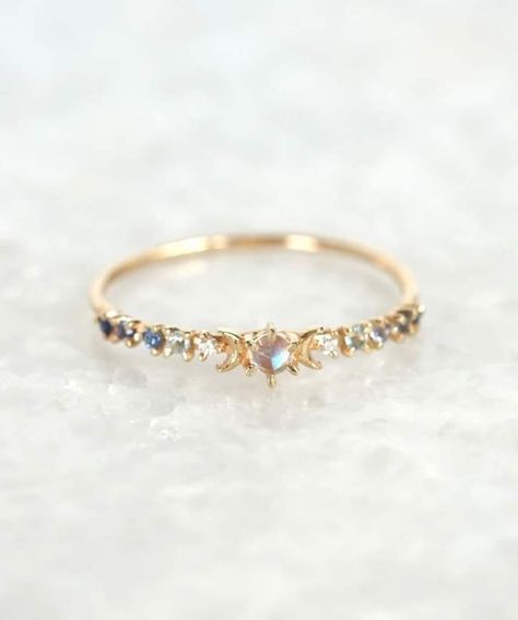 Stardust Ring, Rings Ideas, Morganite Engagement Ring, Pretty Rings, Rings Simple, Gold Diamond Rings, Gold Engagement Rings, Engagement Ring Settings, Unique Engagement Rings