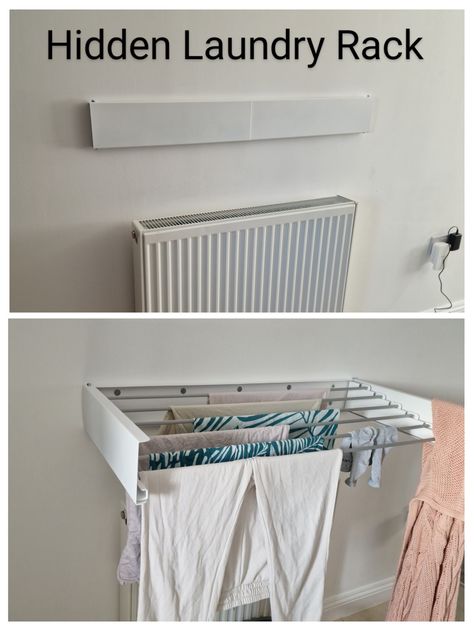 Laundry Cupboard, Small Utility Room, Hidden Laundry, Compact Laundry, Tiny Laundry Rooms, Laundry Rack, Laundry Solutions, Drying Rack Laundry, Laundry Room Cabinets