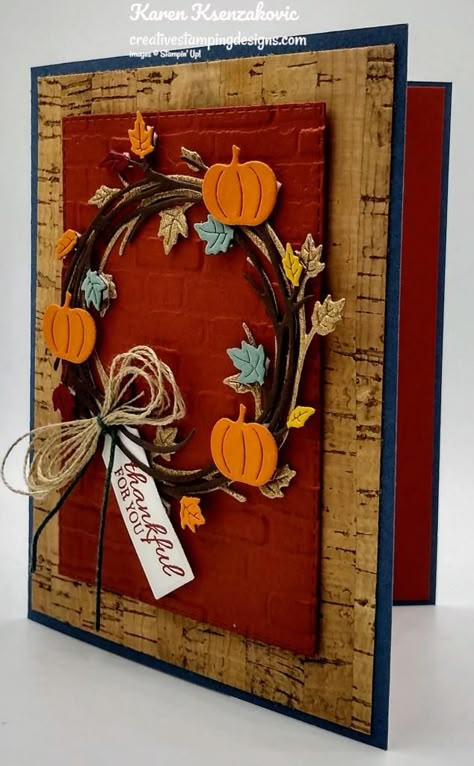 Sparkle Of The Season, Thanksgiving Cards Handmade, Fall Greeting Cards, Carte Halloween, Fall Mini, Stamping Up Cards, Thanksgiving Cards, Fun Fold Cards, Card Making Inspiration