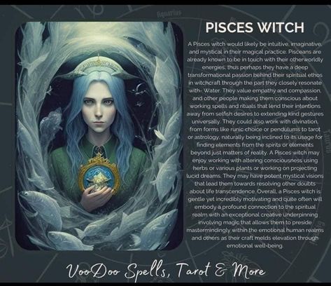 Virgo Lucky Numbers, Pisces Witch, Witch Astrology, My Moon Sign, Male Witch, Sagittarius Moon, Pisces And Aquarius, Voodoo Spells, Witchcraft Books