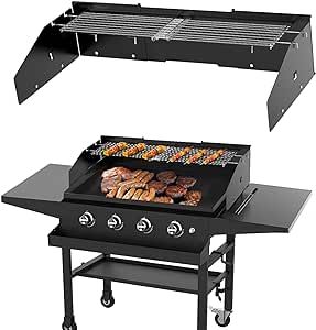 Griddle Accessories, Wind Blocking, Flat Top Grill, Bbq Ideas, Grill Rack, Blackstone Griddle, Keep Food Warm, Amazon Basics, Wind Screen