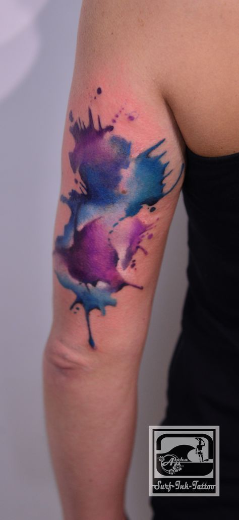 Watercolor tattoo,splash tattoo,color,tattoo,splatter,tattoo watercolor watercolour tattoo Splatter Tattoo, Watercolor Tattoo Artists, Tattoo Watercolor, Tattoo Background, Tattoo Prices, Tattoo For Son, Painting Tattoo, Watercolor Heart, Splash Of Color