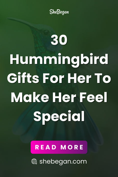 Hummingbirds are adorable little creatures that are loved by most people. They spread positivity with their presence and are charming. Some people are instantly connected to hummingbirds, they are said to signify peace, love, and Joy.For the liking of hummingbirds, you might be seeking to get your partner lovely hummingbird gifts. This post compiles 30 hummingbird gifts for her that would surely make her day. Meaning Of Hummingbird, Make Her Feel Special, Hummingbird Gifts, Hummingbird Necklace, Little Creatures, Spread Positivity, Feel Special, Hummingbirds, Feeling Special