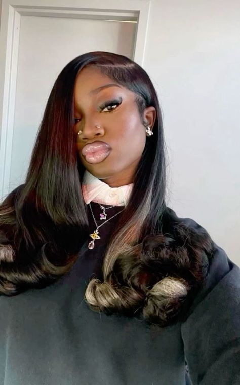 #follow #hairgoals #hairstyles #hair #beautyblog #blogging #blogger #blog Grad Hair, Frontal Wig Hairstyles, Birthday Hairstyles, Goddess Braids Hairstyles, Quick Weave Hairstyles, Pretty Babe, Black Queens, Frontal Hairstyles, Pretty Braided Hairstyles