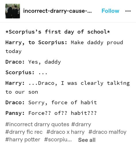 Darry Fanart Comic, Rarry Fanart, Snarry Comic, Harry Potter Headcannons Drarry, Harry Potter Comics Drarry, Harry Potter Ships Fanart, Jegulus Incorrect Quotes, Tomarry Fanart, Drarry Fanart Top Draco