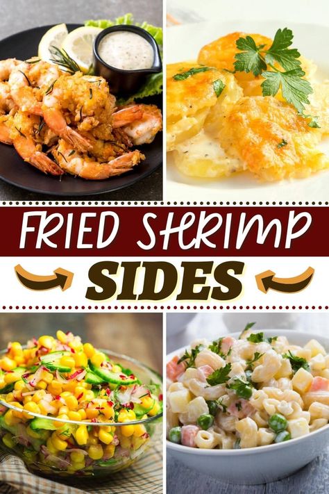 What To Eat With Fried Shrimp, Fried Shrimp And Sides, Breaded Shrimp Sides, Breaded Shrimp Recipes Dinner, Butterfly Shrimp Sides, Sides With Fried Shrimp, Fried Shrimp Dinner Ideas Sides, Fried Shrimp Side Dishes, Side Dishes For Fried Shrimp