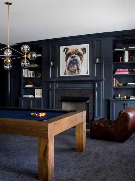 9 Basement Game Room Ideas the Whole Family Will Enjoy Basement Game Room Ideas, Basement Games, Pool Table Room, Game Room Basement, Game Room Bar, Pool Rooms, Bar Room, Billiard Room, Game Room Design