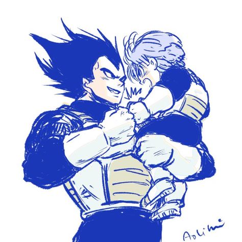 Dragon Ball Z Vegeta And Bulma, Dragon Ball Vegeta Fanart, Bulma Pfp Dbz, Different Positions Drawing, Vegeta And Bulma Fanart, Vegebul Fanart, Trunks And Vegeta, Dragon Ball Z Fanart, Mewtwo Fanart