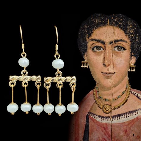 Ancient Pearl Jewelry, Ancient Rome Jewelry, Ancient Roman Earrings, Ancient Roman Jewelry Greek, Roman Jewelry Ancient, Byzantine Jewelry Ancient, Ancient Gold Jewelry, Historical Jewellery Ancient Jewelry, Roman Banquet