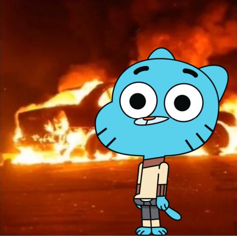 Fire Pfp, Amazing Gumball, Girl Shadow, World Of Gumball, The Amazing World Of Gumball, Yandere Simulator, Funny Profile Pictures, Cute Memes, Cartoon Shows