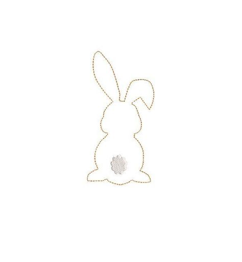 Easter Bunny Embroidery Design, Machine Embroidery, Easter Embroidery, Bunny Outline Design, Cotton Tail Embroidery, Easy Embroidery Embroidery Bunny Pattern, Bunny Embroidery Patterns, Easter Bunny Outline, Rabbit Embroidery Pattern, Embroidery Design Outline, Embroidery Rabbit, Embroidery Bunny, Bunny Outline, Embroidery Easter