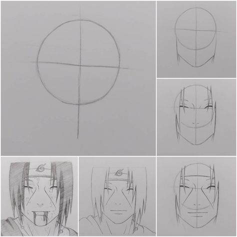 Naruto Drawings Easy, Anime Drawings For Beginners, Anime Face Drawing, Neji Hyuga, Naruto Sketch Drawing, Drawing Tutorial Face, Drawing Tutorials For Beginners, Naruto Sketch, Art Painting Tools