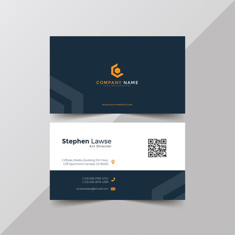 Blue Business Card Design, Doctor Business Cards, Medical Business Card, Business Card Design Minimal, Corporate Business Card Design, Business Cards Layout, Graphic Design Business Card, Name Card Design, Professional Business Card Design