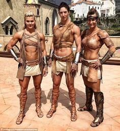 Warrior women: When it came to casting Wonder Woman's island of Amazon warriors, director ... Amazons Wonder Woman, Amazons Women Warriors, Amazon Warriors, Amazon Warrior, Greek Warrior, Inspirational Life Photos, Pro Athletes, Scene Photo, Greek Mythology