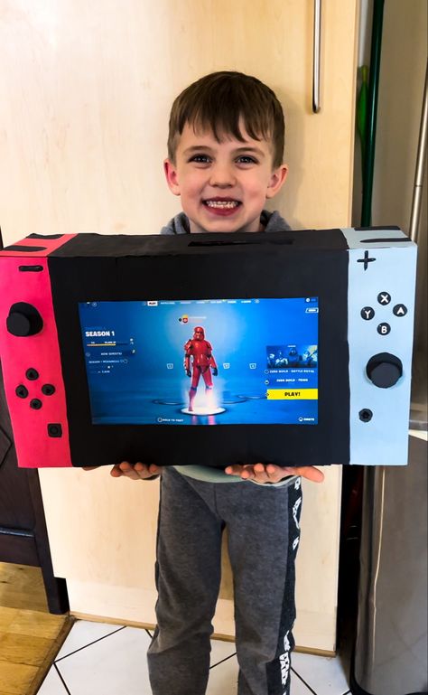 Valentines box Boy Valentines Boxes Fortnite, Fortnight Valentines Boxes, Cheerleading Valentines Box Ideas, Space Valentine Boxes For Kids, Valentine’s Day Mailboxes For Kids, Fortnite Valentine Box Ideas, Funny Valentines Boxes, Kids Valentine’s Day Boxes Boys, Spider Man Valentine Box Ideas