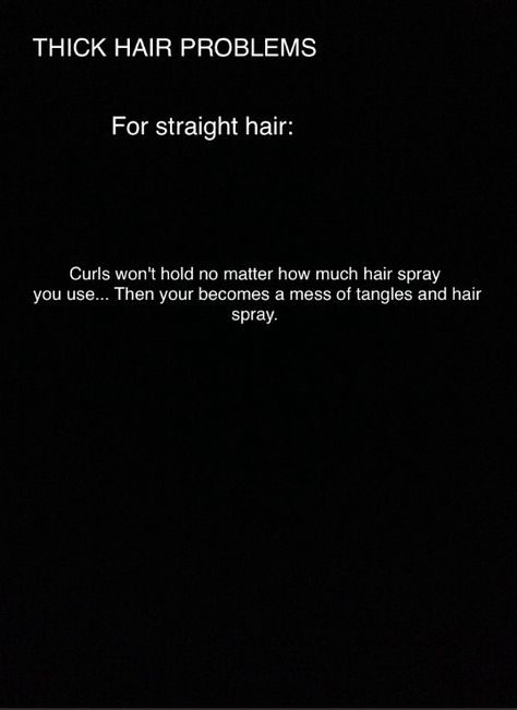 #thickhairproblems thick hair problems#straighthair#thickhair Straight Hair Problems, Thick Hair Problems, Long Hair Problems, Relatable Teenager Posts, Curly Hair Problems, Hair Creations, Girl Facts, Wavy Curly Hair, Girl Problems