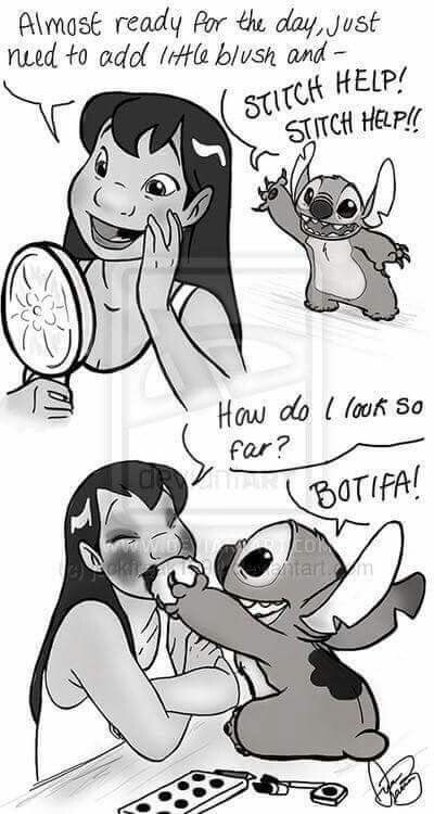 Stitch Fanart, Funny Disney, Fav Movies, Disney Lover, Lilo Stitch, Disney Memes, Disney Kids, Disney Quotes, Disney Funny