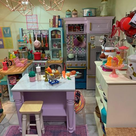 Our Generation Kitchen, Mixer Decor, American Girl Kitchen, Madi Core, American Doll House, Ag Doll House, American Girl House, Ag Doll Crafts, American Girl Doll Room